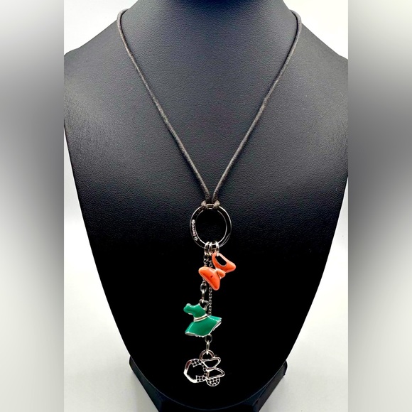 Disney Jewelry - Minnie Mouse Swarovski Disney cord w/3 pendant/charms-Never Used-NWOT. So Cute!!